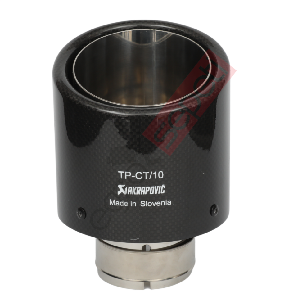 Akrapoviç Karbon Egzoz Ucu 114 MM Parlak Dudaklı Gerçek Karbon Malzeme İthal Ürün