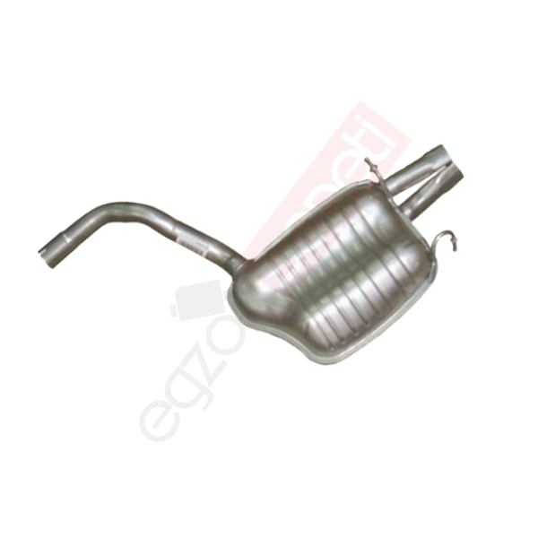 Mercedes C180 W204 Kasa Arka Susturucu Borulu Ф60 Birleşik Çatal 2010 Ve Sonrası