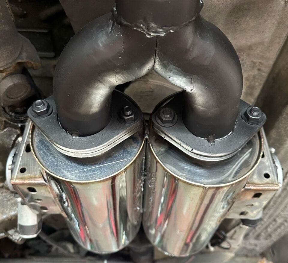 VW Amarok 2.0 / 3.0 Motorlar İçin Üniversal Arka Çiftli Flanşlı Varex Ve Arka Dkp Y Pipe + Varex Beyin Kumandası