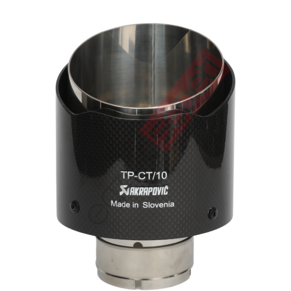 Akrapoviç Karbon Egzoz Ucu 114 MM Parlak Gerçek Karbon Malzeme İthal Ürün