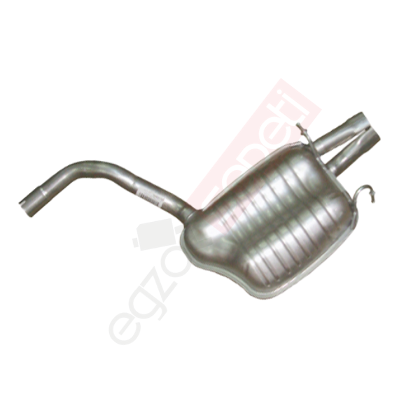 Mercedes C200 W204 Kasa Arka Susturucu Borulu Ф60 Birleşik Çatal 2010 Ve Sonrası