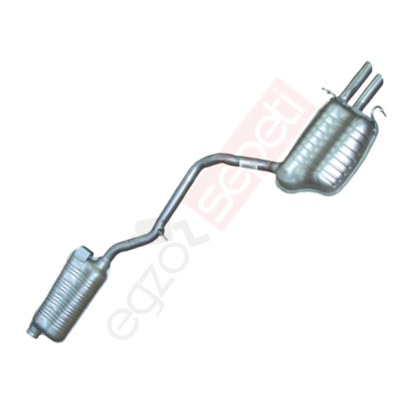 Mercedes C270 Cdi W204 Kasa Arka Ve Orta Susturucu 2009 Ve Sonrası