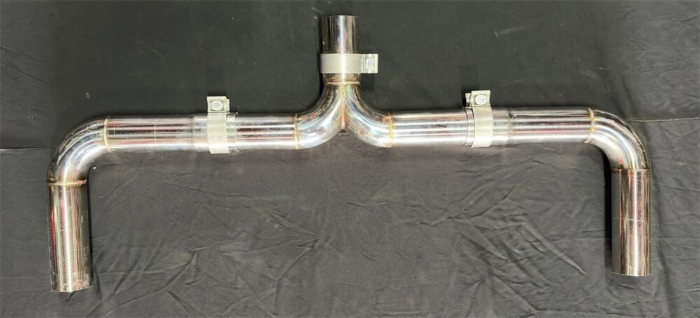 Volkswagen Parlak Krom Ayarlı Arka Y Pipe