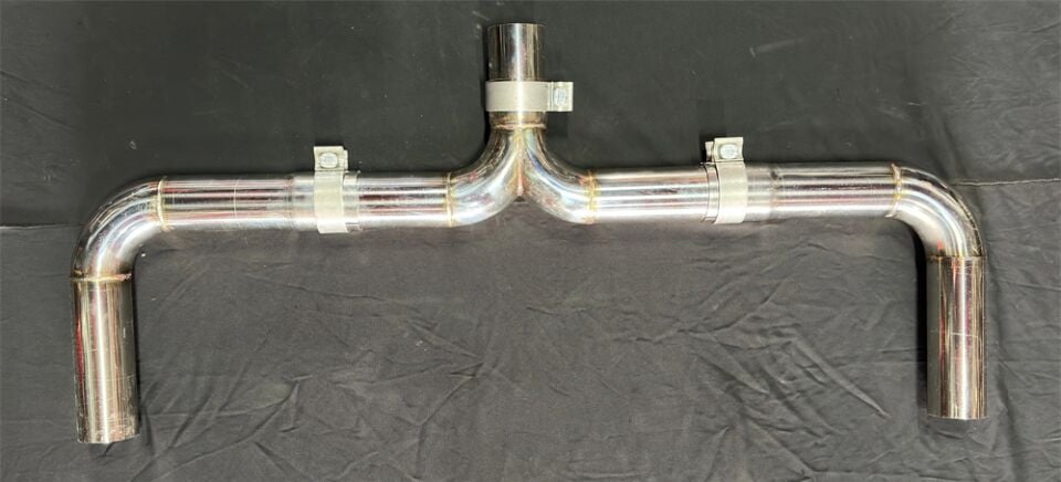 Volkswagen Parlak Krom Ayarlı Arka Y Pipe