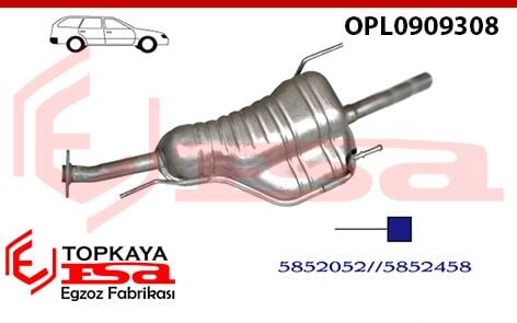 Opel Astra G Sw Arka 1.6İ / 2.0İ Baskılı 1998 > 2003