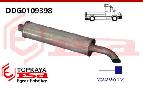 Dodge 100-200 Susturucu Benzinli 1967-84