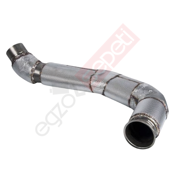 Mercedes Conecto Boru, Egzoz Ön, E5, 6284904221 Ø120 Inox, İzolasyonlu,