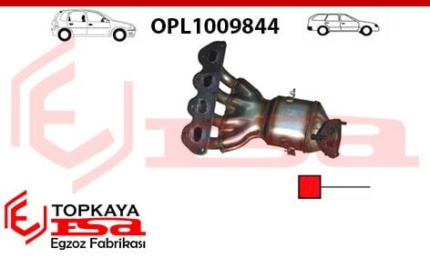 Opel Astra H 1.6İ 16V Katalitik Konverter Euro 4 2009 > 2010