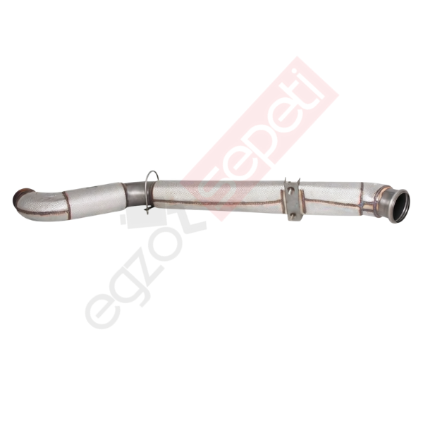Volvo FH Boru, Egzoz Ön, E6, 23236306 Ø127 Inox, İzolasyonlu,