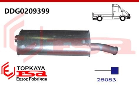 Dodge 250 Turbo Dsl Kamyonet Susturucu 2000 >..