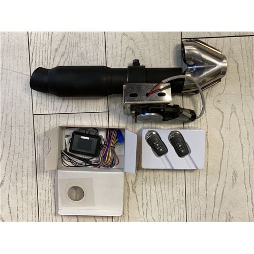 Kumandalı Egzoz Ortadan Ve Ses Düzenleyici Susturucu 70 mm. + Varex Beyni