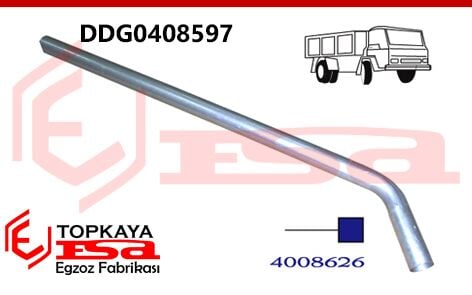 Dodge As 600 Çıkış Borusu 1966-87