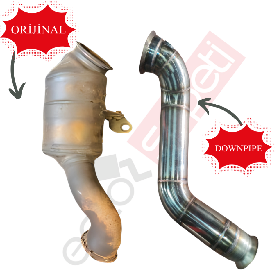 Mercedes C180 1.6 Benzin Downpipe