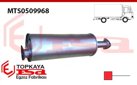 Mitsubishi Canter Fe85 Kamyonet Partikül Filtre Yerine Susturucu 2011 > ..