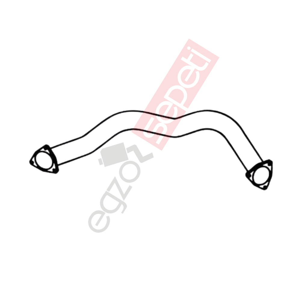 Daf Boru, Egzoz Ön, E2, 1256636 Daf Ø114,3 Alusi,