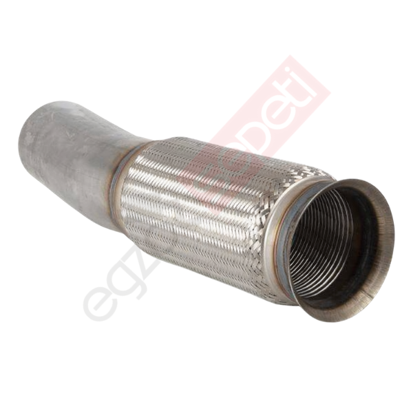 Mercedes Actros Boru, Egzoz Ön, E6, 9604906319 Ø127 Alusi, Spiral (K),