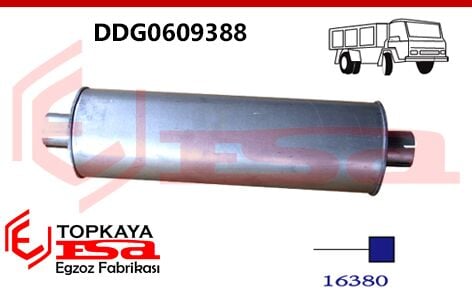 Dodge As 900-950 Susturucu (Boş) 1986 > 1990