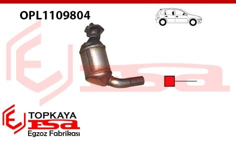 Fiat Grande Punto 2007 > 2010 Katalitik Konverter Euro 4 2006 > …