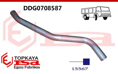 Dodge As 950 Çıkış Borusu (Kasalı) 1992-99
