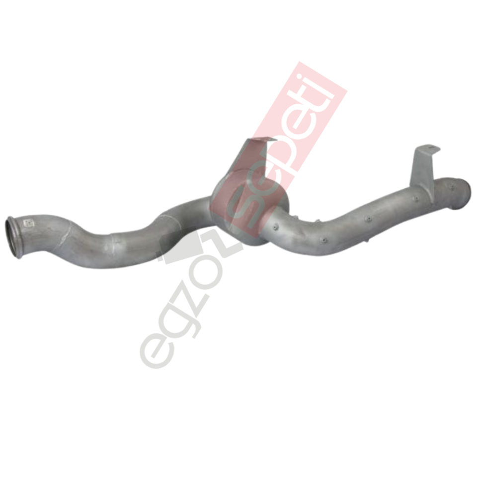 Daf CF85 Boru, Egzoz Çıkış, E5, 1690945 Daf CF85 Ø127 Alusi, Susturuculu,