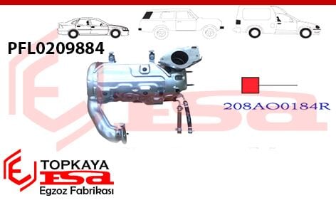 Renault Kangoo 2013 > 2014 Partikül Filtresi Euro 5