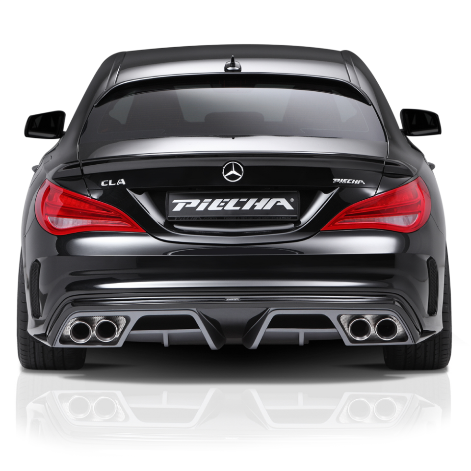 Mercedes CLA Serisi AMG Piecha Arka Tampon Difüzör