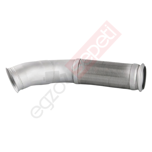 Renault Premium Boru, Egzoz Ön, E5, 7422325967 Ø127 Alusi, Spiral (K),