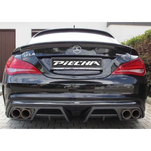 Mercedes CLA Serisi AMG Piecha Arka Tampon Difüzör