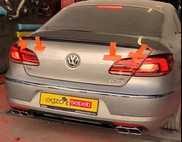 Volkswagen CC Egzoz Ucu