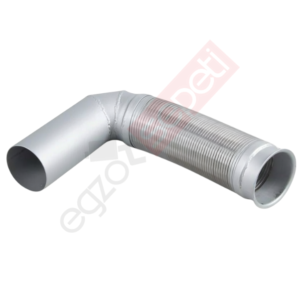 Man TGS Boru, Egzoz Ön, E5, 81152100111 Ø110 Alusi, Spiral (P),