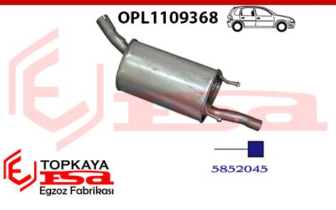 Opel Corsa B Arka Susturucu 1.2İ 16V 1998 > 2000