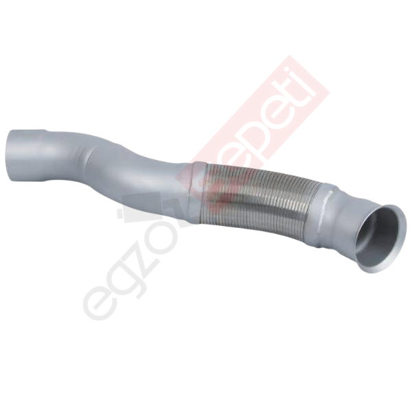 Mercedes Actros Boru, Egzoz Ön, E5, 9304905819 Ø120 Inox, Spiral (P),