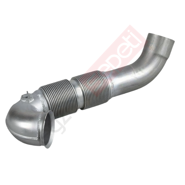 Mercedes Actros Boru, Egzoz Ön, E5, 9304906619 Ø120 Inox, Spiral (P),