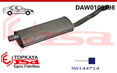 Daewoo Espero 1.5-2.0 Arka Susturucu 1995-99