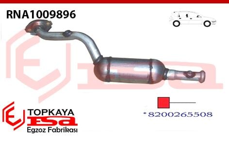 Renault Clio 2 1.2İ Katalitik Konverter Euro 4 2001 > 2005