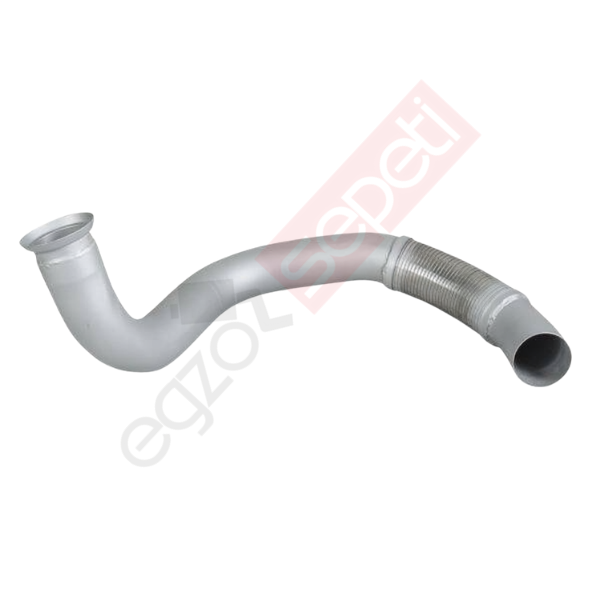 Mercedes Econic Boru, Egzoz Ön, E3, 9574901220 Ø88,9 Alusi, Spiral (P),