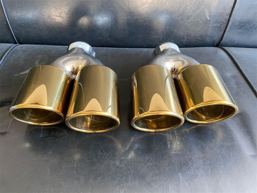 Sarı Egzoz Ucu 90 MM Takım Sag Ve Sol