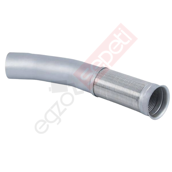 Mercedes Actros Boru, Egzoz Ön, E4, 9304905419 Ø120 Alusi, Spiral (P),