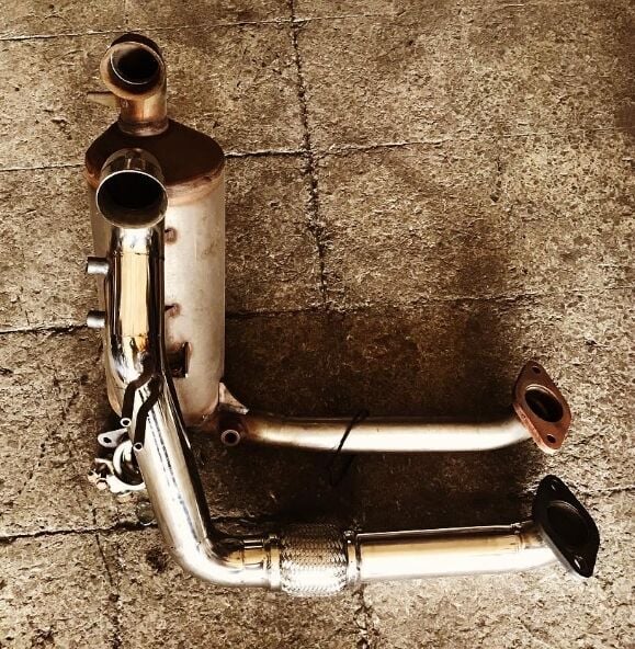 Ford Focus 1.6 Downpipe Spiralsiz