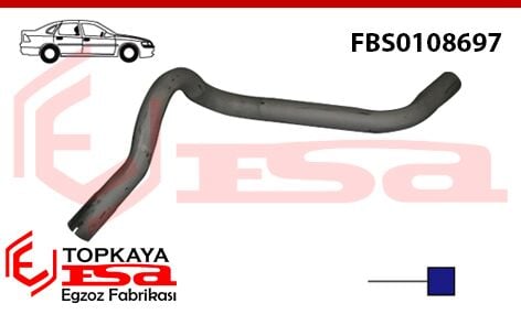 Ford Taunus 1.6 Arka Giriş Borusu 1973 > 1983
