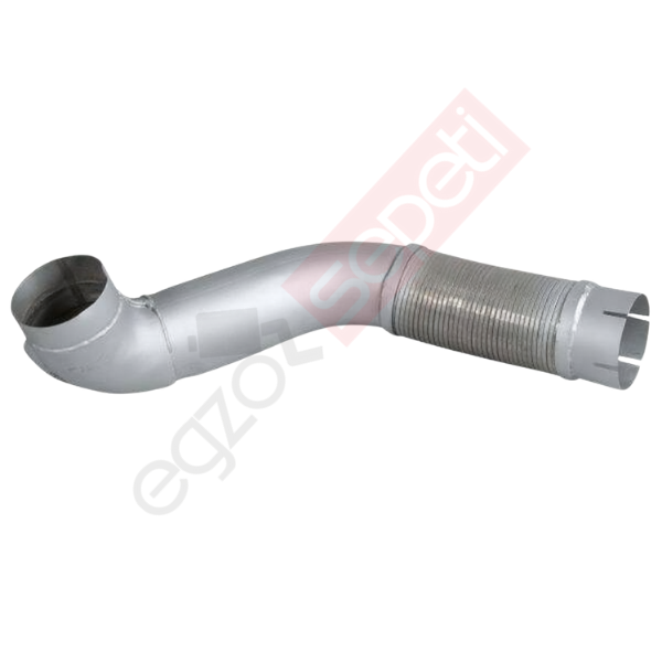 Mercedes Actros Boru, Egzoz Ön, E3, 9484902319 Ø127 Alusi, Spiral (P),