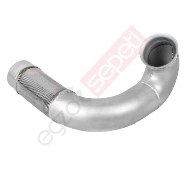 Mercedes Actros Boru, Egzoz Ön, E3, 9484902819 Ø127 Alusi, Spiral (P),