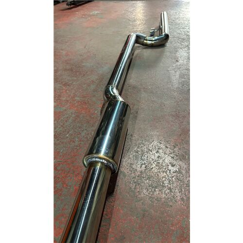 Mazda Rx8 1.3 Arka Sag Ve Sol Krom Flanşlı Aktif Çift Varex, 76 mm Spor Susturucu Özel 80 CM, 76 mm Krom Borular