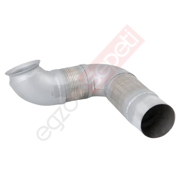 Mercedes Actros Boru, Egzoz Ön, E3, 9484903219 Ø127 Alusi, Spiral (K),