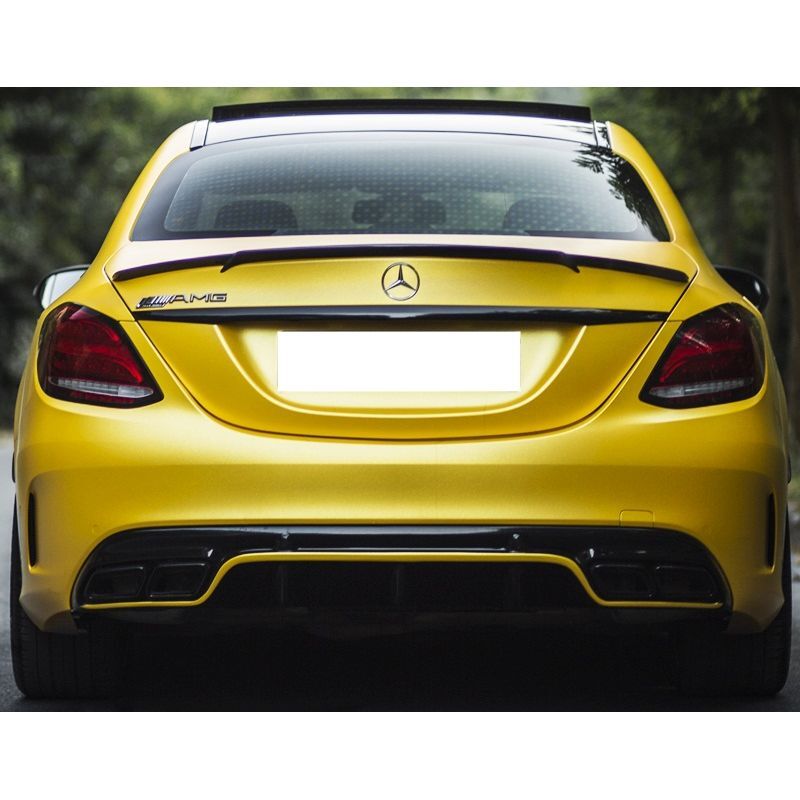 Mercedes W205 C Serisi Amg Arka Tampon Difüzör