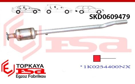 Skoda Octavia 1.6Fsi Katalitik Konverter Euro 3 2004 > …