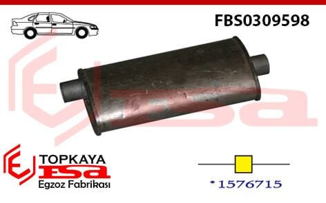 Ford Granada Orta Susturucu 1981-82