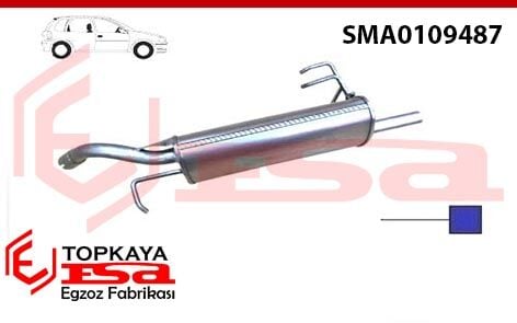 Smart Forfour 1.3İ Hb Arka Susturucu Borulu 2006 > …