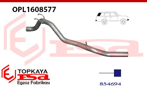 Opel Frontera 2.4İ 4X4 Çıkış Borusu 1992 > 1995