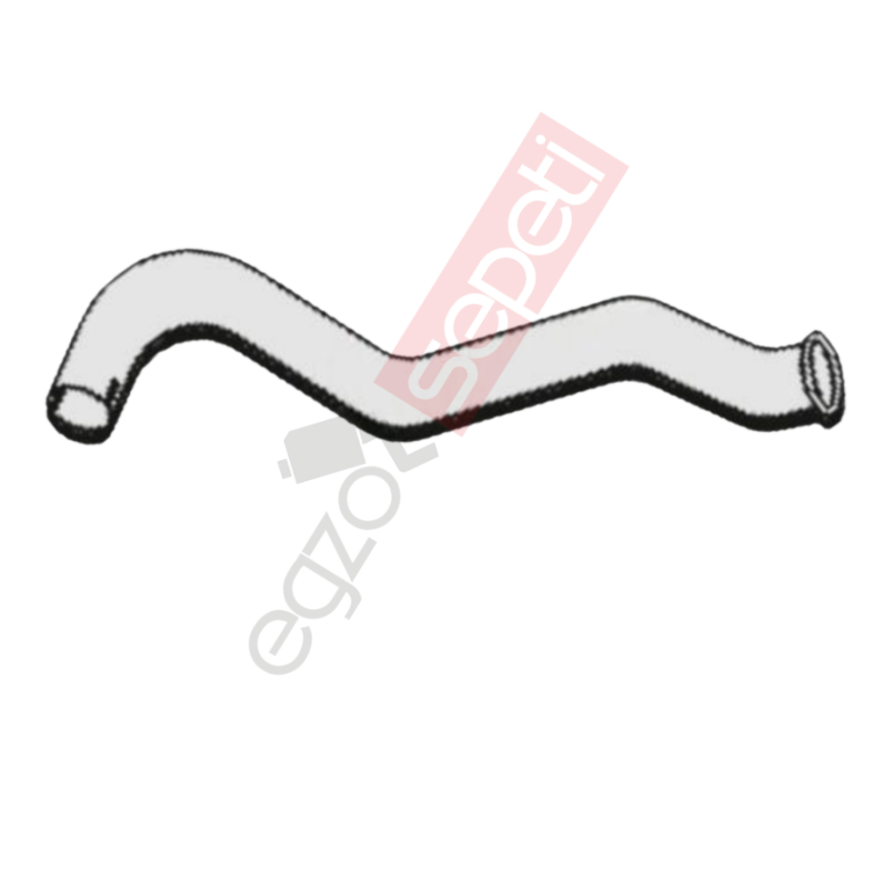 Iveco Eurocargo Boru, Egzoz Çıkış, E3, 98488102 Iveco Eurocargo Ø88,9 Alusi,